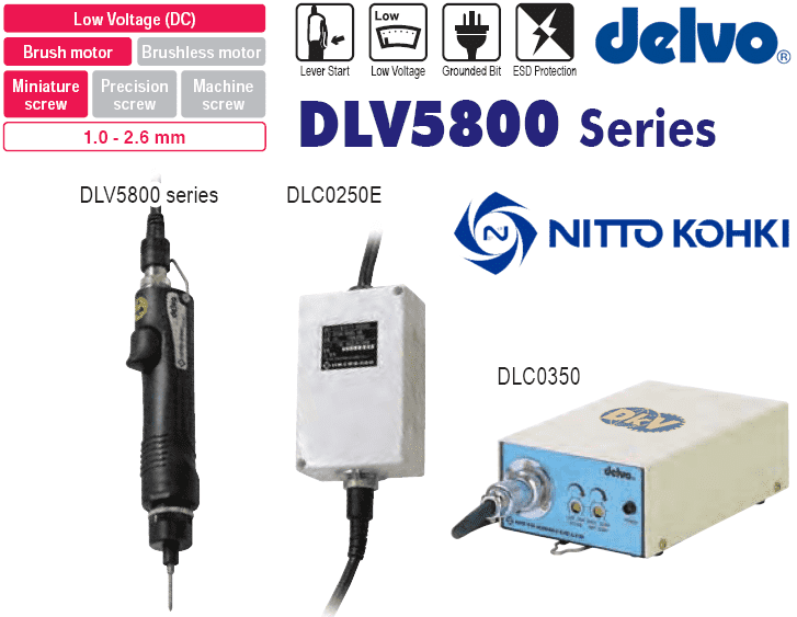 to vit luc dien Delvo DLV5820U, Delvo electric torque screwdriver DLV5820U
