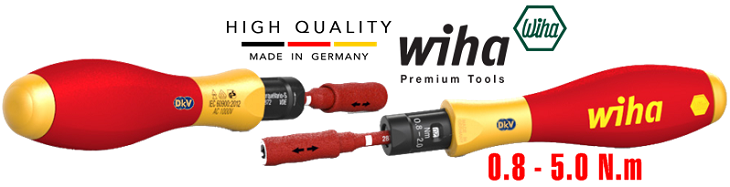 to vit cach dien Wiha 38074 , to vit siet luc cach dien Wiha 38074 , Wiha VDE torque screwdriver 38074