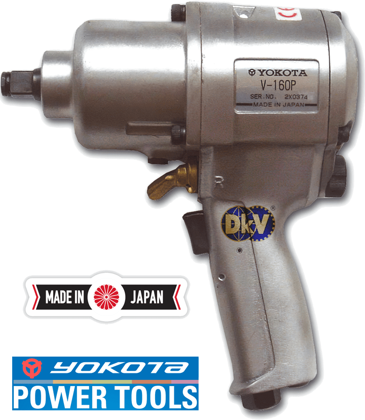 Súng siết bulong khí nén Yokota V-160P, Yokota air impact wrench V-160P