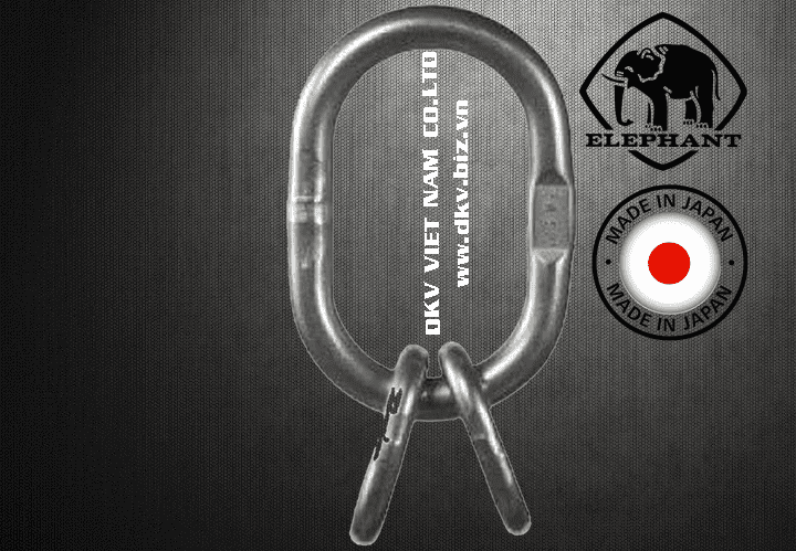 Vòng khuyên đôi inox cẩu hàng Elephant VWI-16, Elephant stainless steel double master link VWI-16