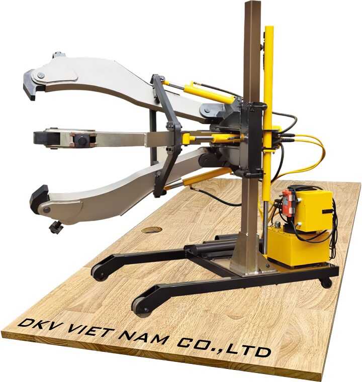 Xe cảo thủy lực 100 tấn DH-100T, hydraulic puller sets DH-100T