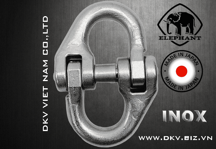 khoa noi xich tai inox elephant cwi-16, elephant stainless steel lifting coupling cwi-16