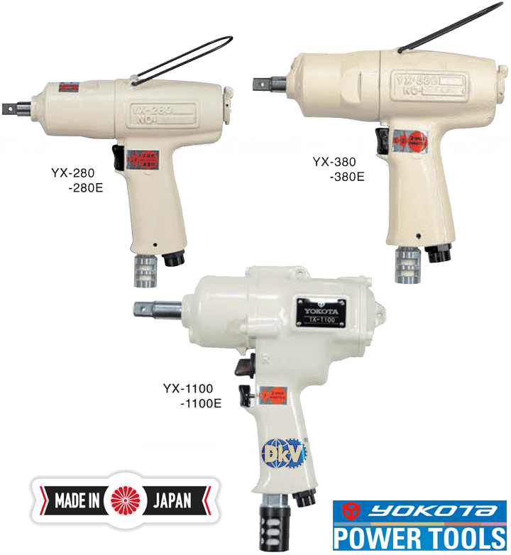 Súng siết bulong Yokota YX-1100-1100E, Yokota air impact wrench YX-1100-1100E